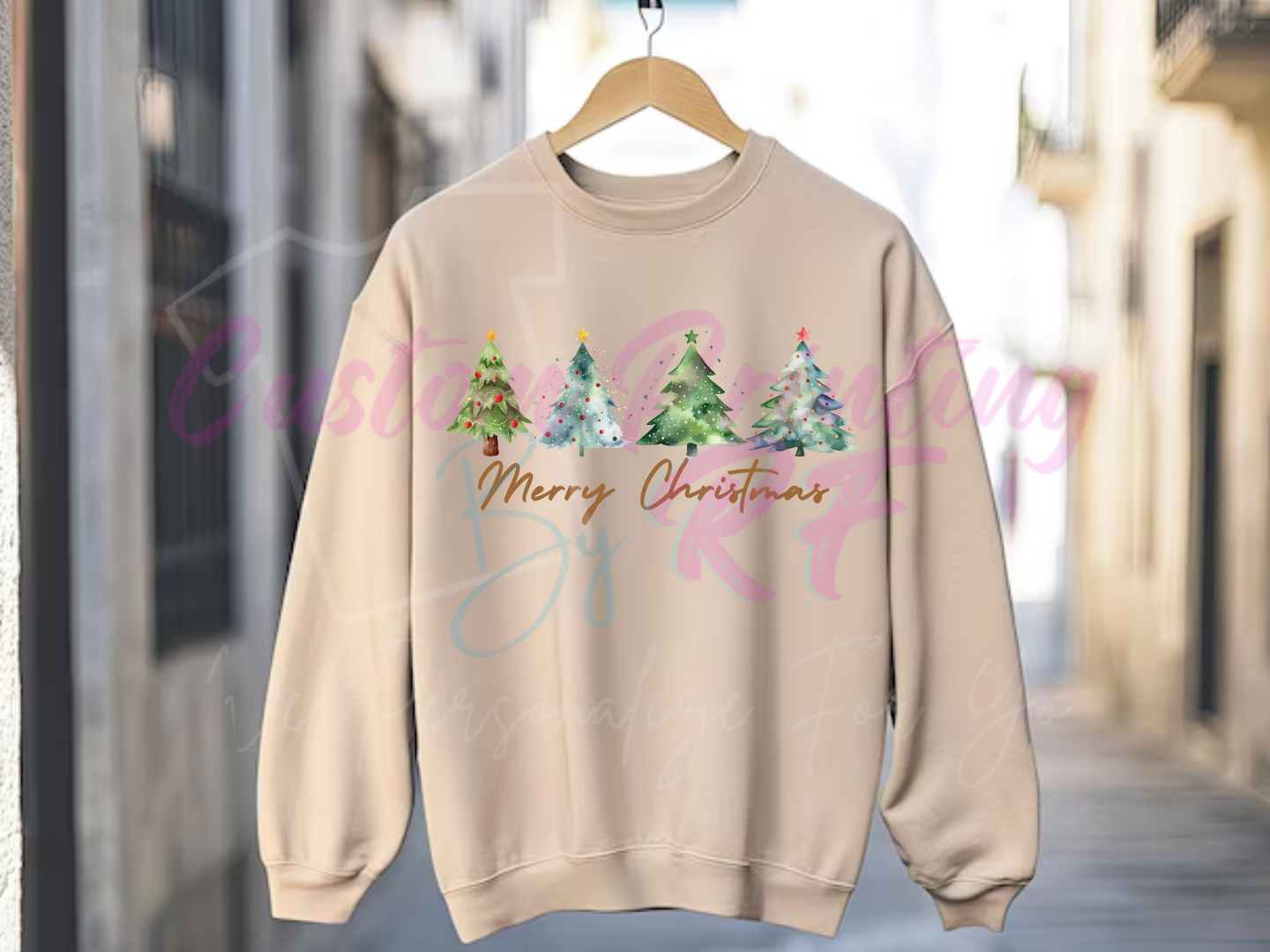 Christmas Tree  Sweatshirt , Sweatshirt Family Matching Shirt