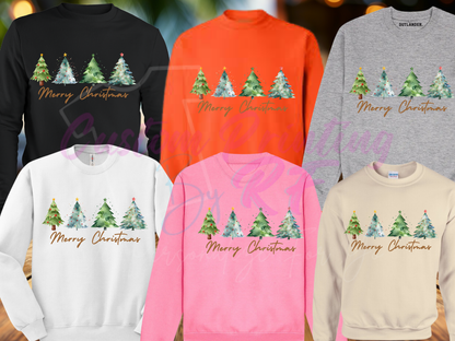 Christmas Tree  Sweatshirt , Sweatshirt Family Matching Shirt