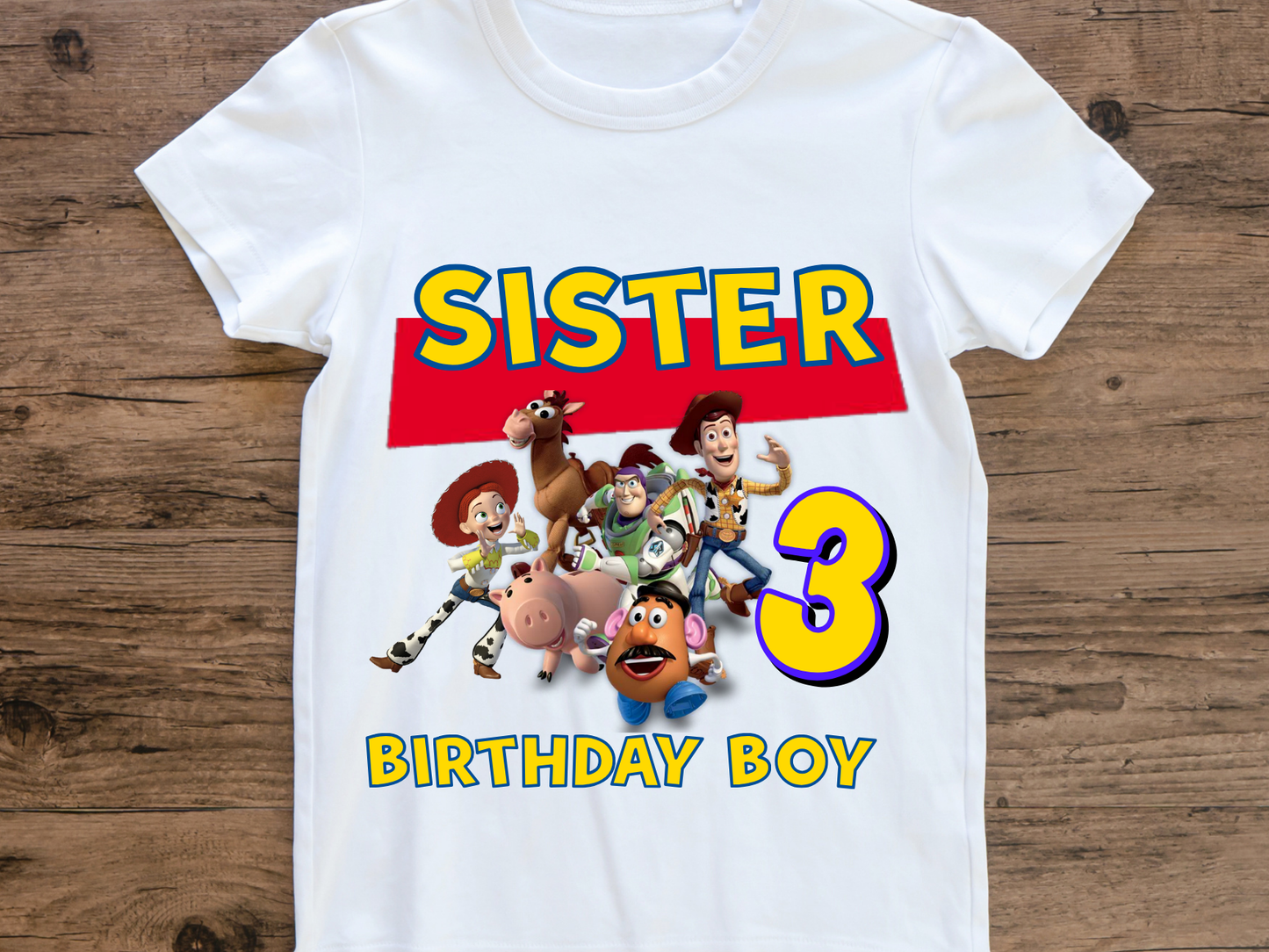 Toy Story Custom Birthday Shirt, Family Matching Personalized Birthday Tee Woody