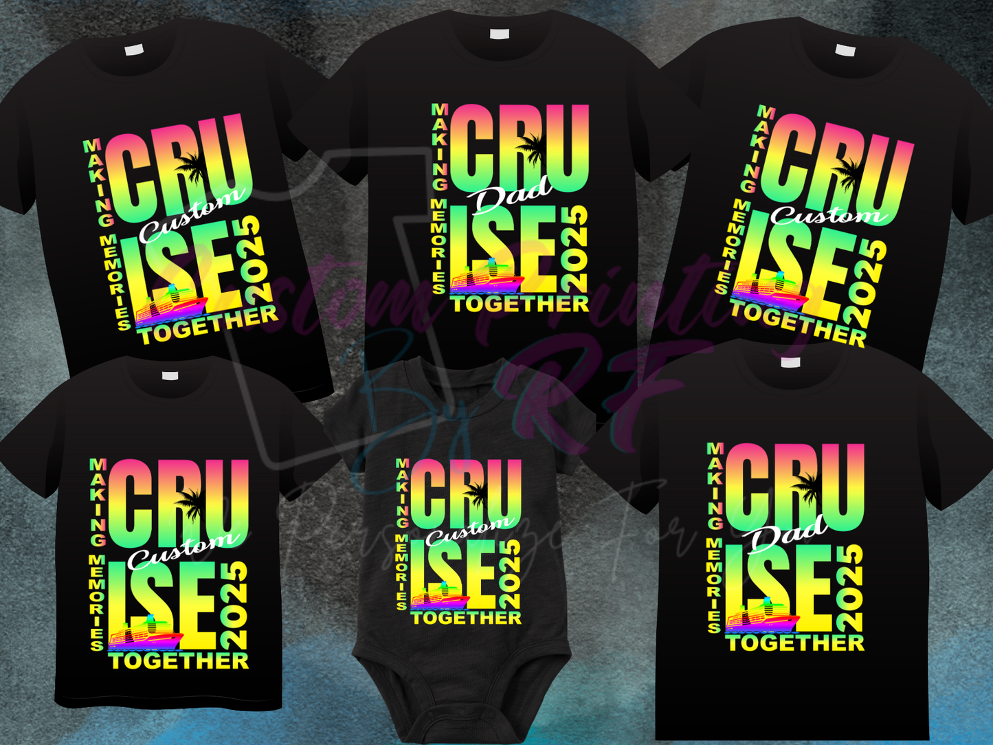 Family Vacation Cruise Custom Shirts, Making Memories Together T-shirt