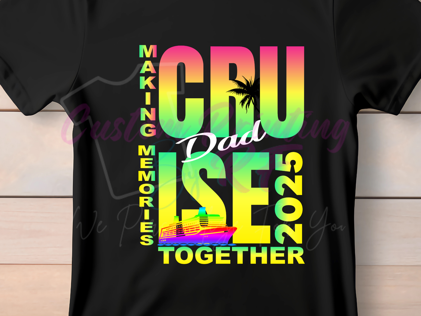 Family Vacation Cruise Custom Shirts, Making Memories Together T-shirt