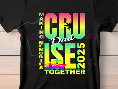 Family Vacation Cruise Custom Shirts, Making Memories Together T-shirt
