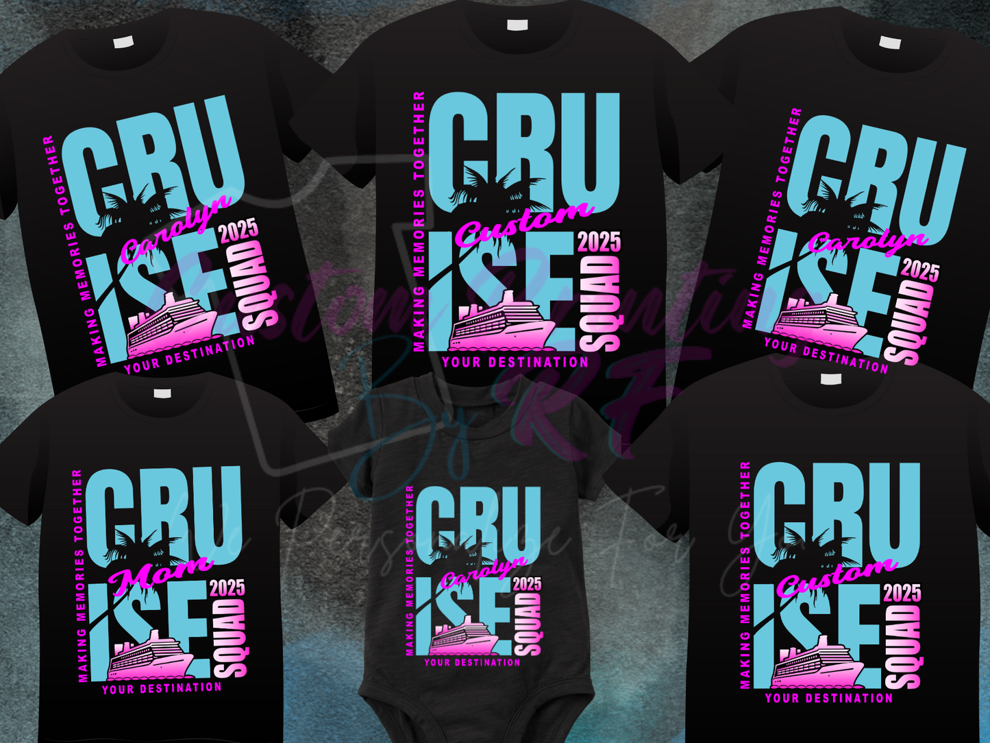 Vacation Cruise Custom Shirts, Making Memories Together Squad T-shirt