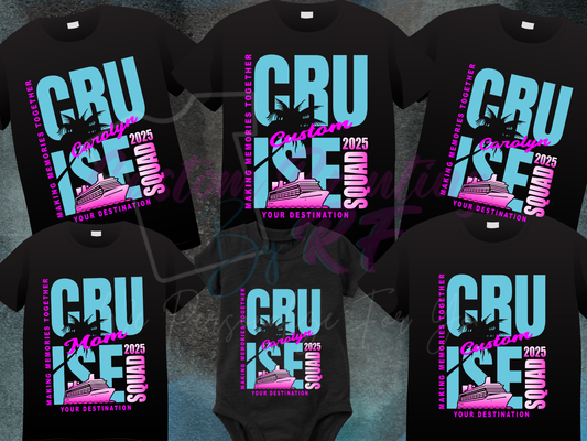Vacation Cruise Custom Shirts, Making Memories Together Squad T-shirt