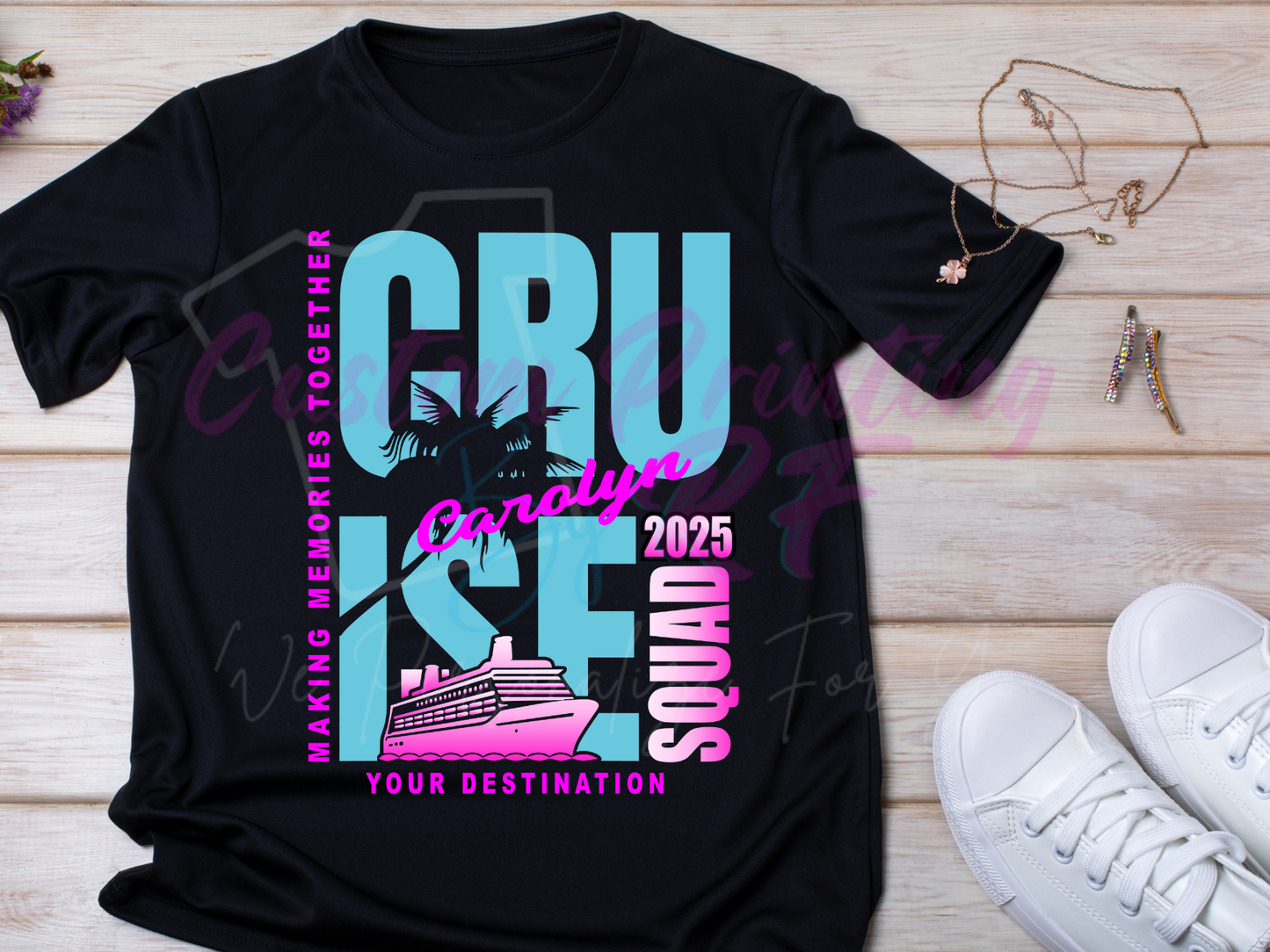 Vacation Cruise Custom Shirts, Making Memories Together Squad T-shirt