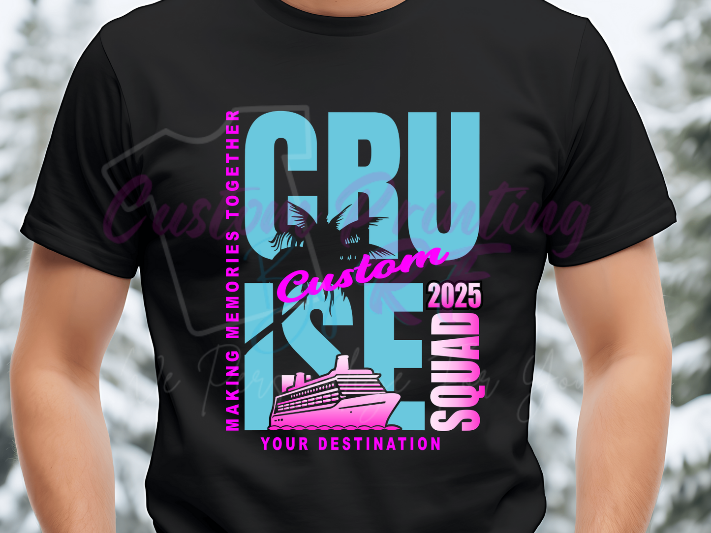 Vacation Cruise Custom Shirts, Making Memories Together Squad T-shirt