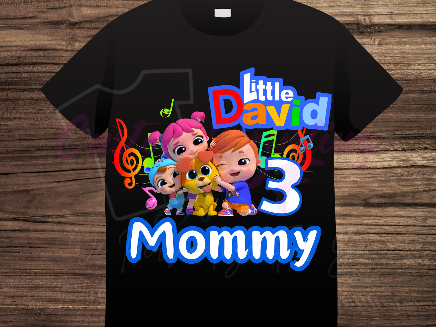Little Baby Bum Personalized  Birthday Shirt, Family Matching T-Shirts