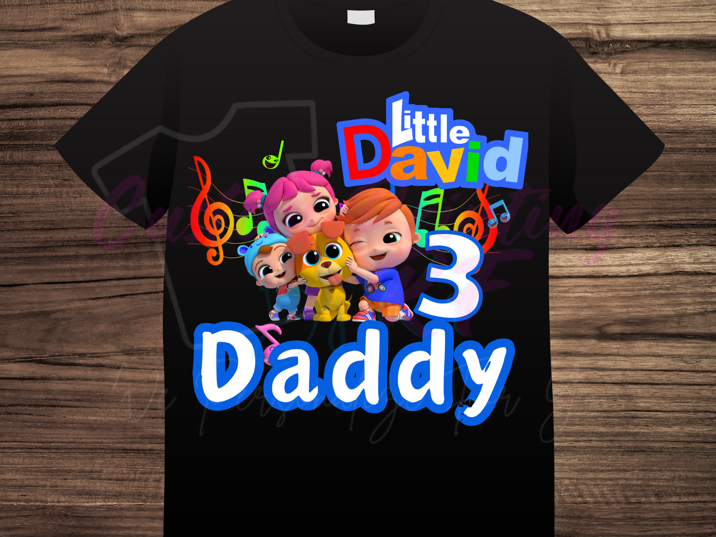 Little Baby Bum Personalized  Birthday Shirt, Family Matching T-Shirts