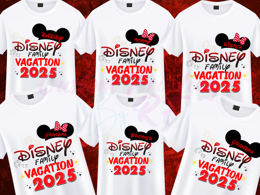 Disney Vacation Family Matching Custom Shirts