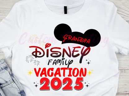 Disney Vacation Family Matching Custom Shirts