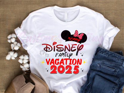 Disney Vacation Family Matching Custom Shirts