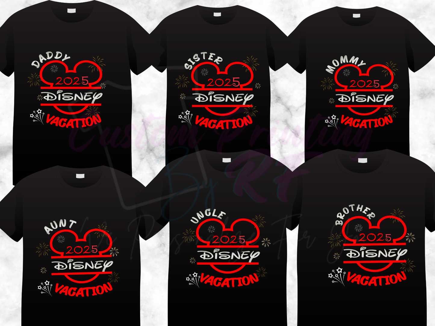 Disney Vacation Family Matching Custom Shirts