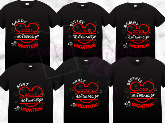 Disney Vacation Family Matching Custom Shirts