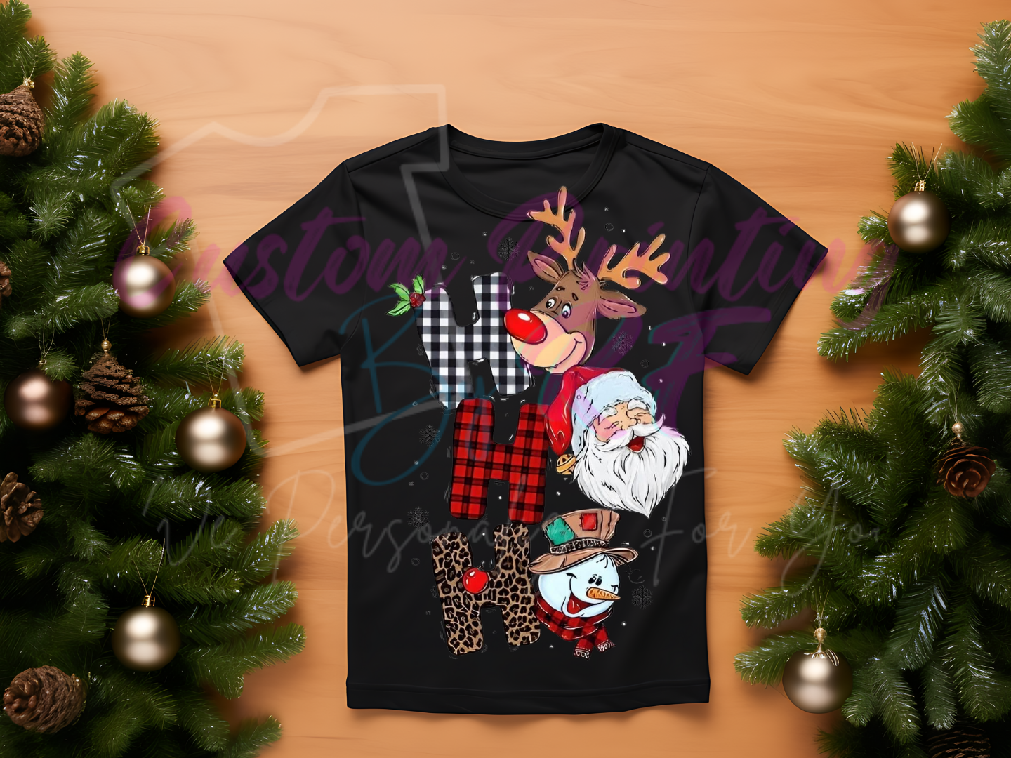 2025 Ho,Ho,Ho Christmas Custom Shirts, Personalized Family Matching Shirt