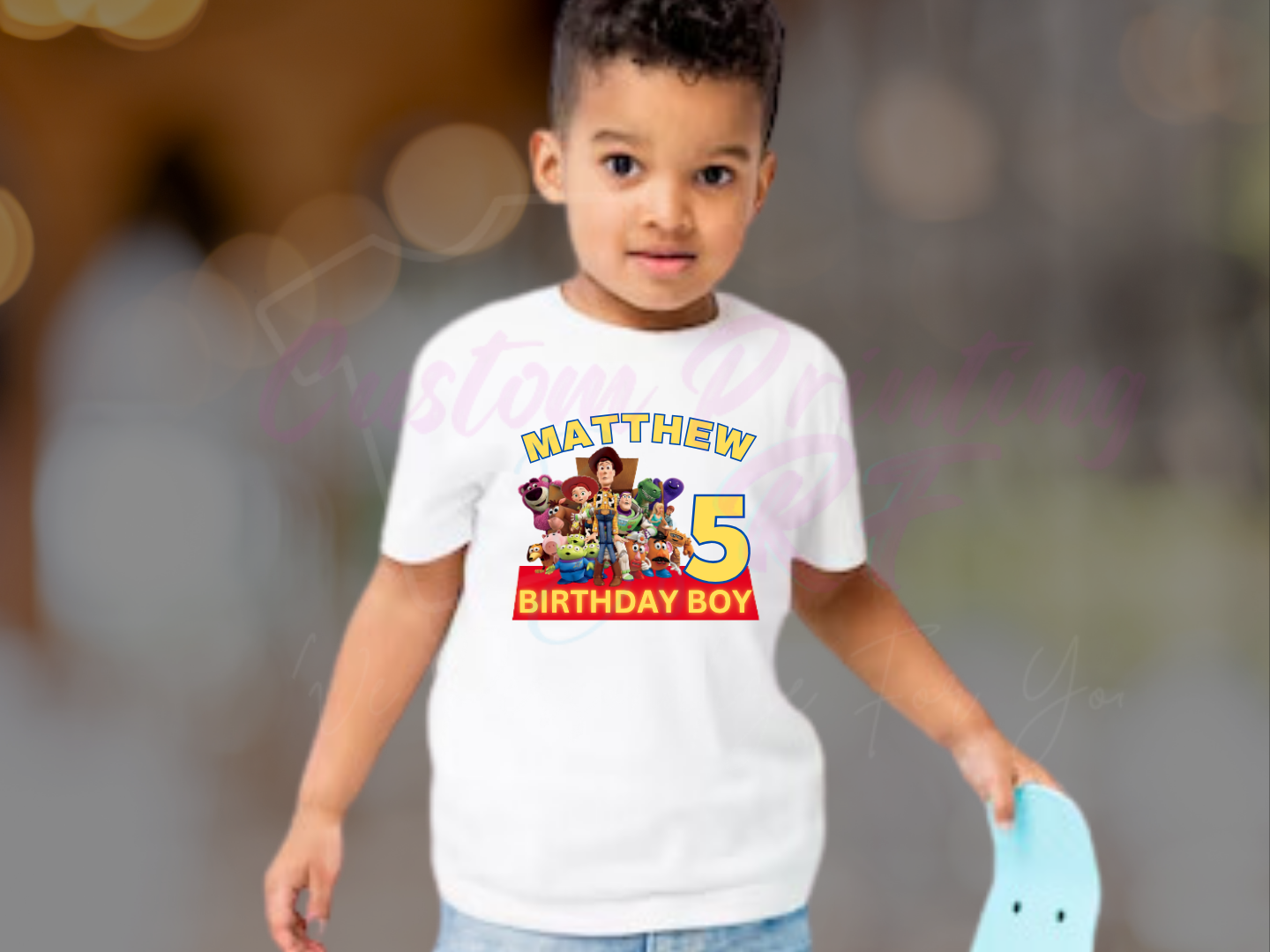 Toy Story Woody Buzz Custom Birthday Shirt, Family Matching Personalized Birthday Tee Woody