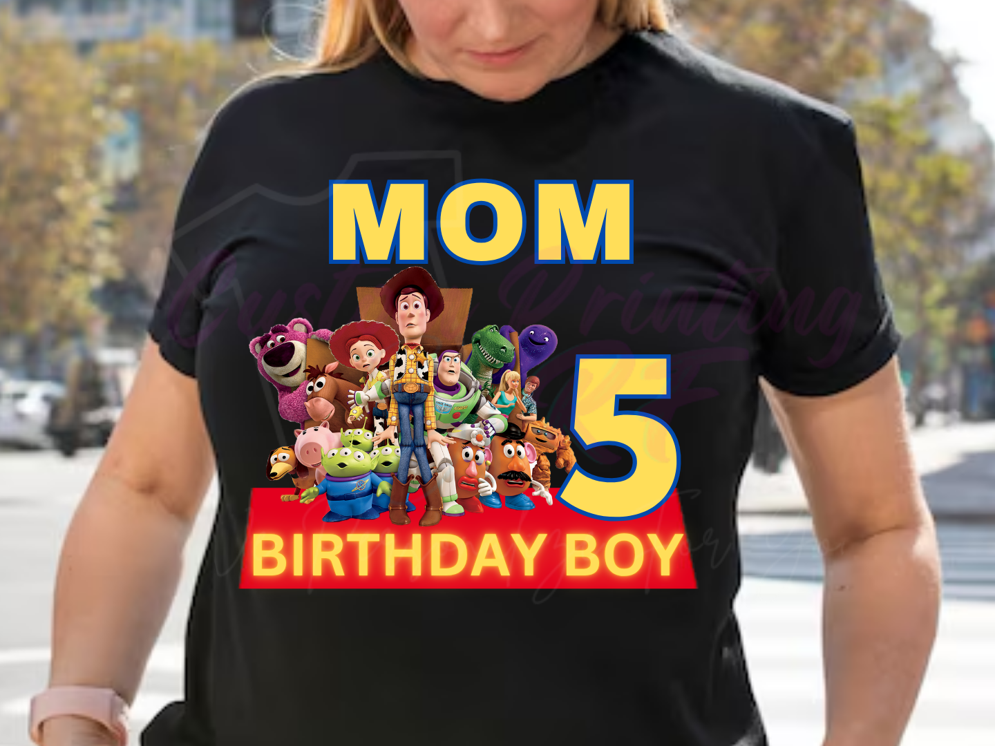 Toy Story Woody Buzz Custom Birthday Shirt, Family Matching Personalized Birthday Tee Woody