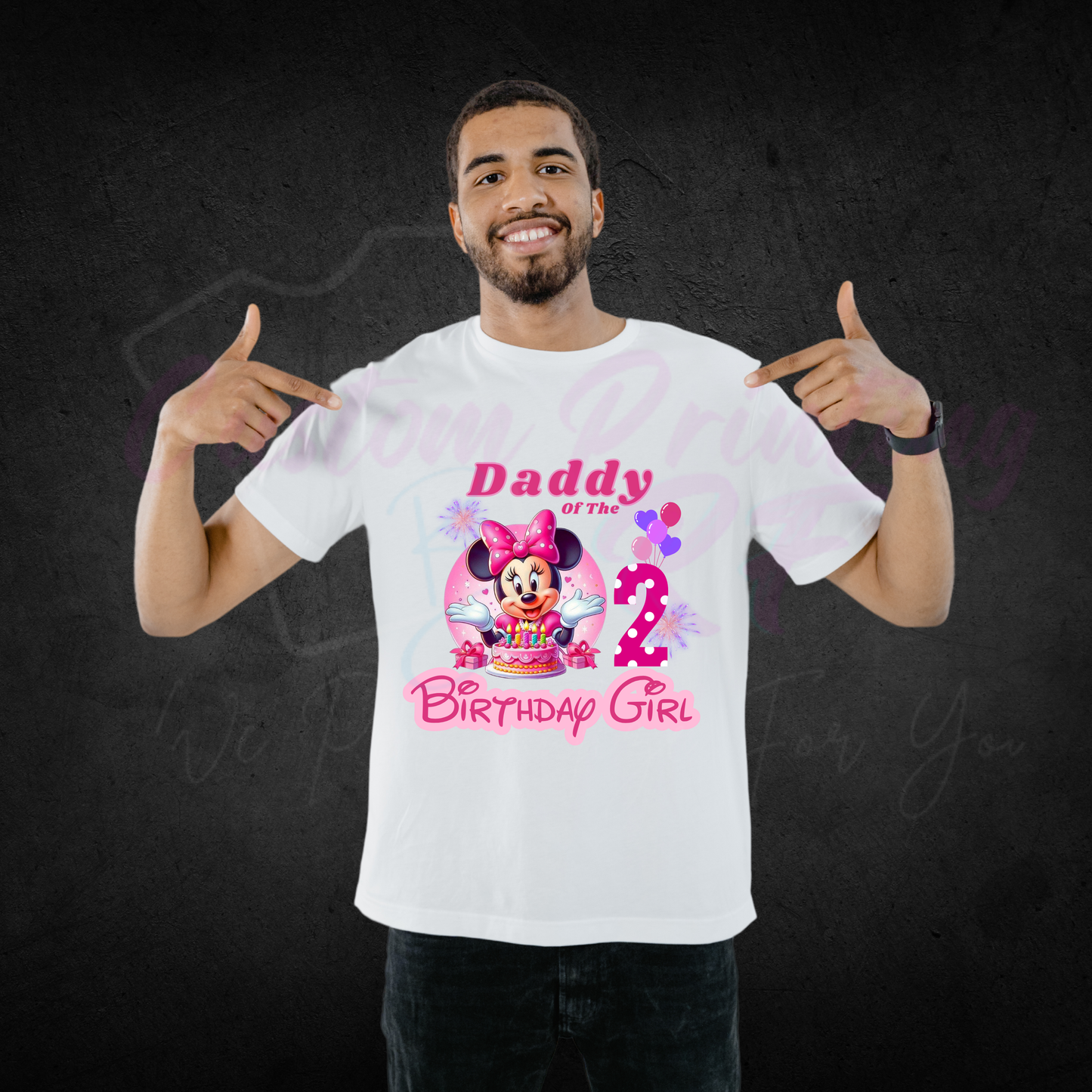 Disney Minnie Mouse Birthday Shirt Girl, Family Matching T-Shirts