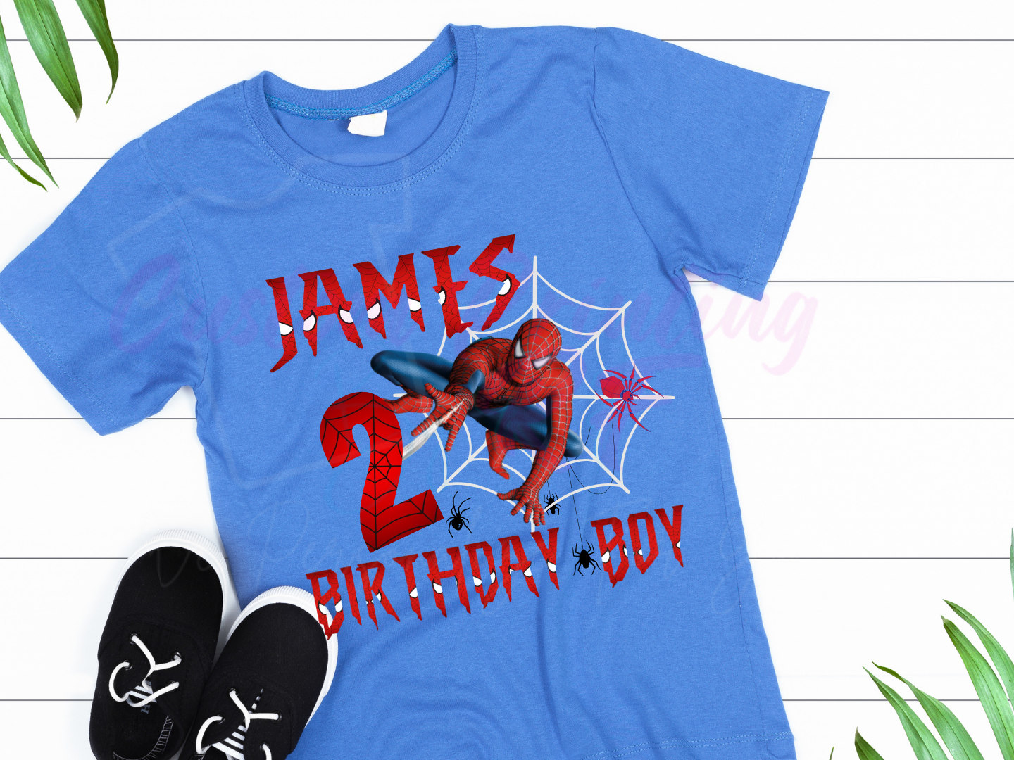 Spiderman Birthday Boy Shirt, Family Matching T-Shirts