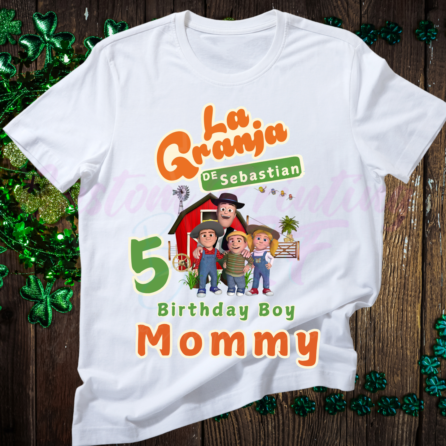 La Granja Custom Birthday Shirt, Family Matching Birthday T-shirt