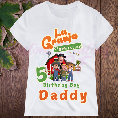 La Granja Custom Birthday Shirt, Family Matching Birthday T-shirt