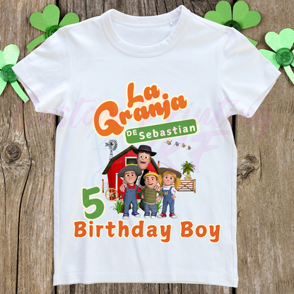 La Granja Custom Birthday Shirt, Family Matching Birthday T-shirt