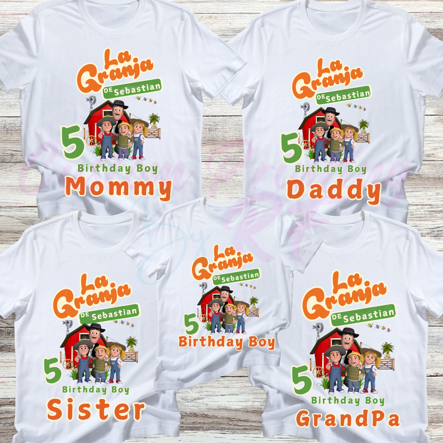 La Granja Custom Birthday Shirt, Family Matching Birthday T-shirt