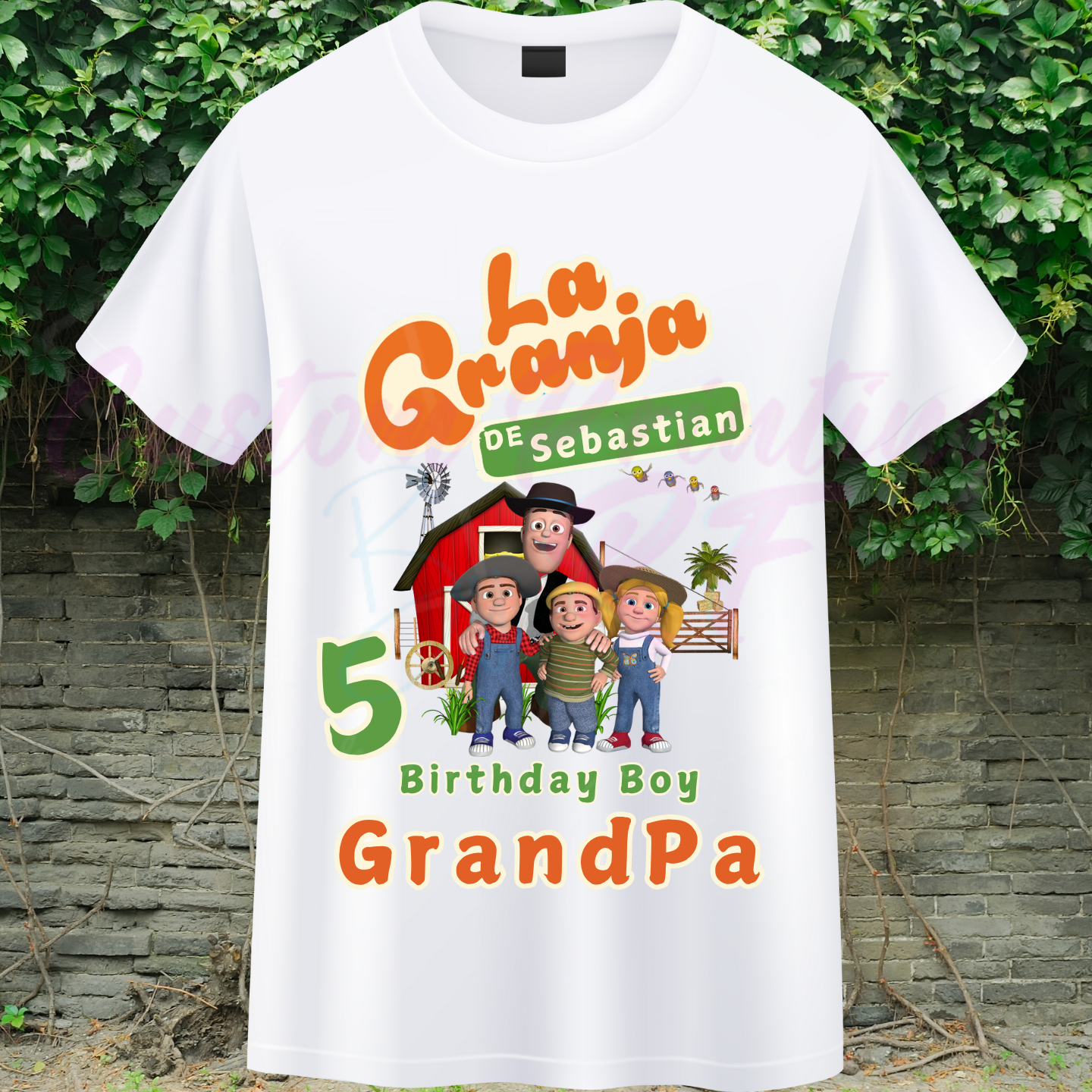 La Granja Custom Birthday Shirt, Family Matching Birthday T-shirt