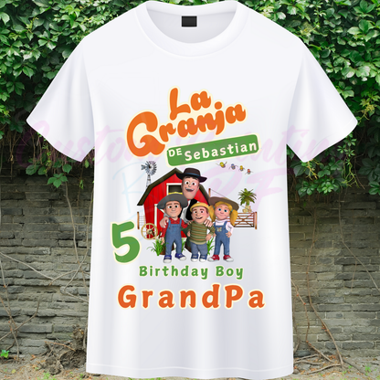 La Granja Custom Birthday Shirt, Family Matching Birthday T-shirt