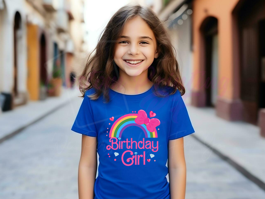 Birthday Toddler Girl Shirt, Adult Girl Birthday Tee