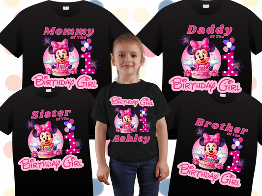 Disney Princess Birthday Shirt Custom Family Matching Shirts
