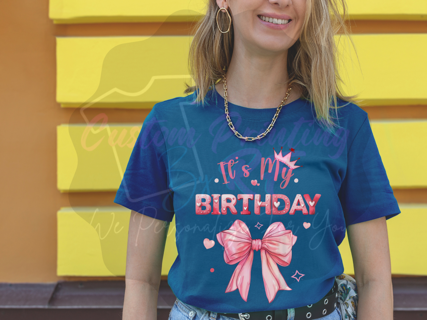 Its My Birthday Custom Shirt, Family and Friends Matching T-shirt