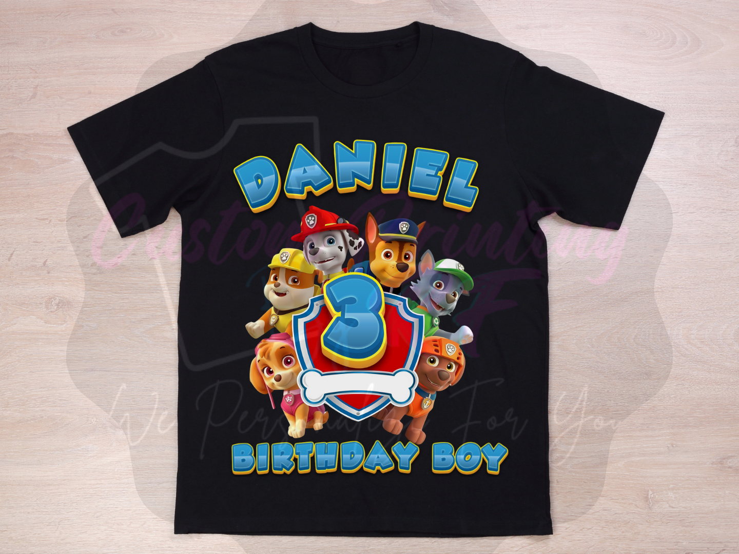 Pawn Patrol Birthday Boy Shirt, Custom Family Matching T-Shirts