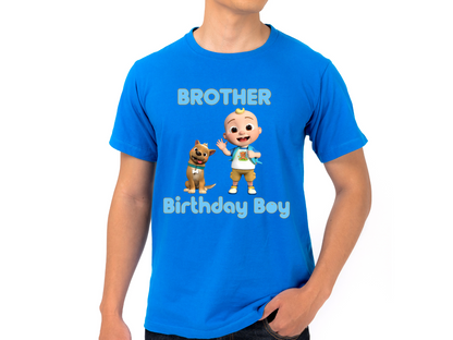 Cocomelon Toddler Birthday Shirt, Family Matching T-Shirts