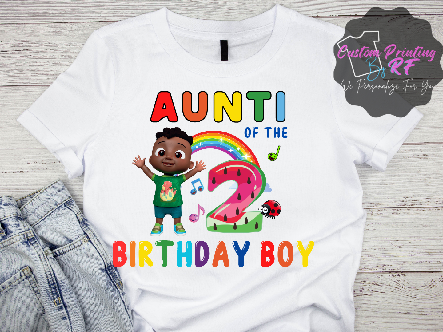 Cocomelon Cody Toddler Birthday Shirt, Family Matching T-Shirts