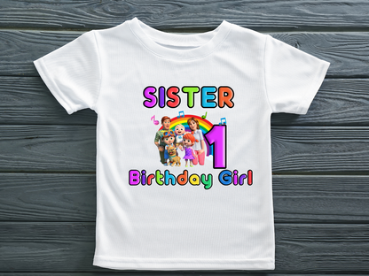 Cocomelon JJ Birthday Boy Shirt, Family Matching T-Shirts