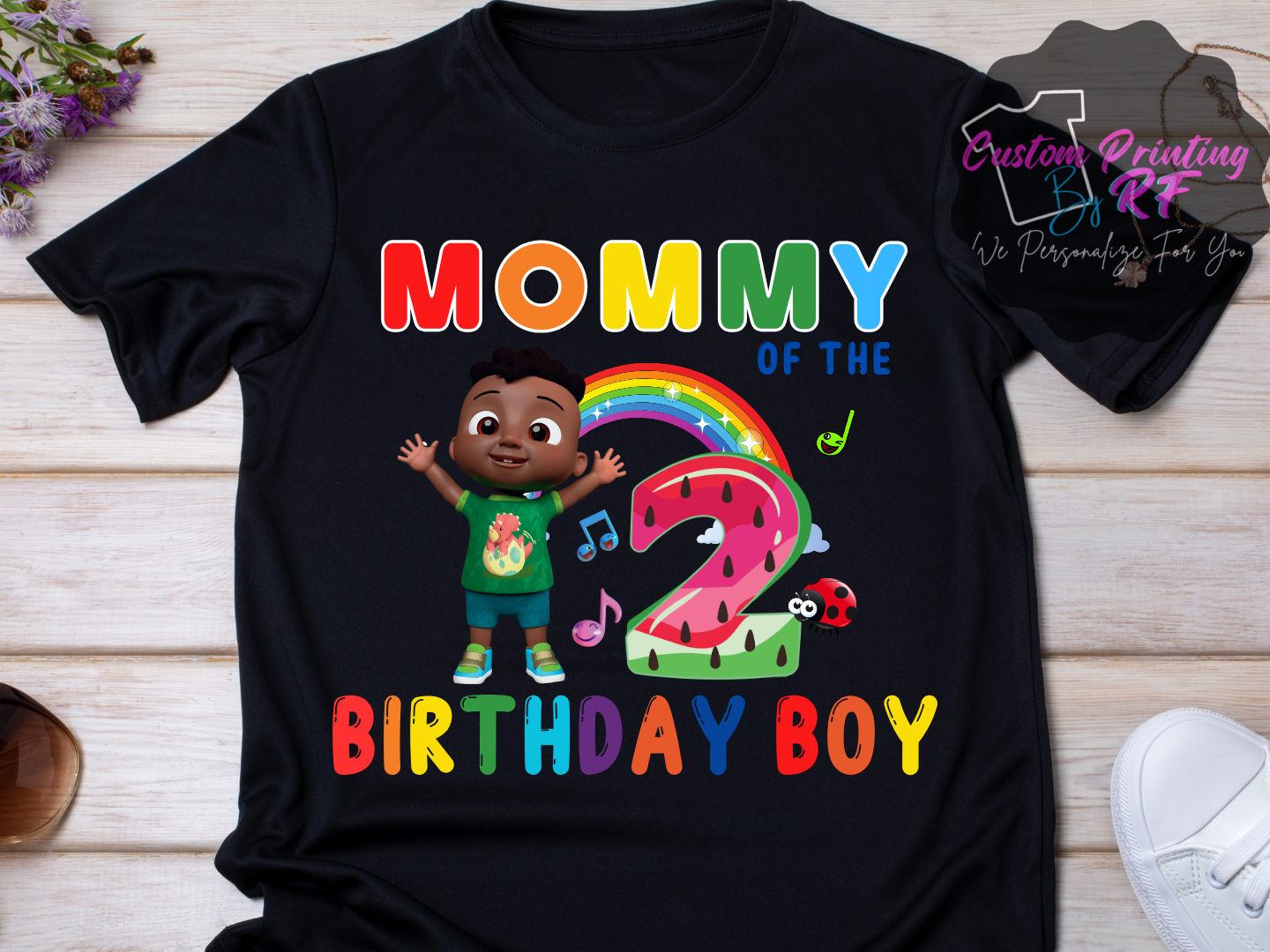 Cocomelon Cody Toddler Birthday Shirt, Family Matching T-Shirts