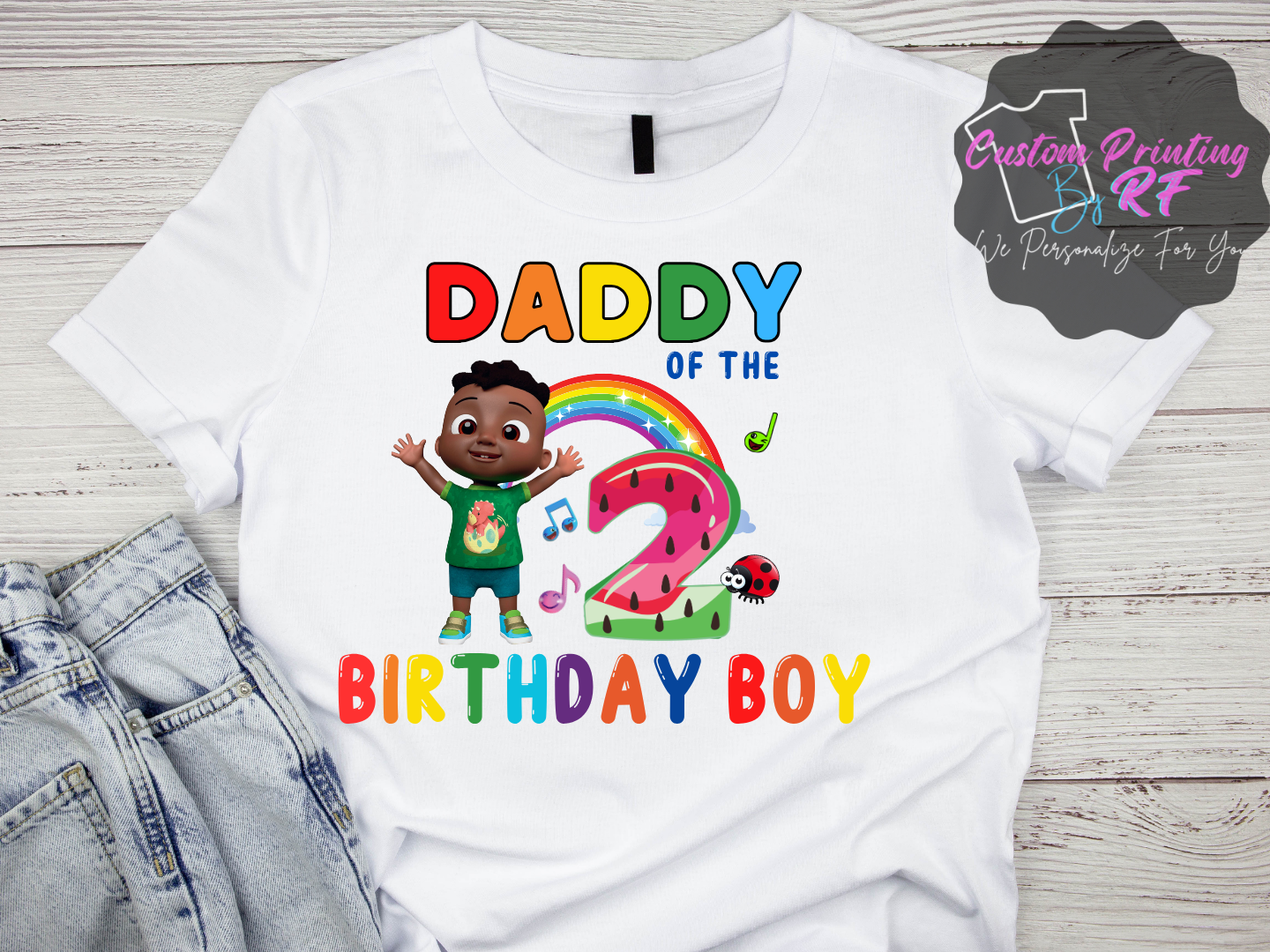 Cocomelon Cody Toddler Birthday Shirt, Family Matching T-Shirts