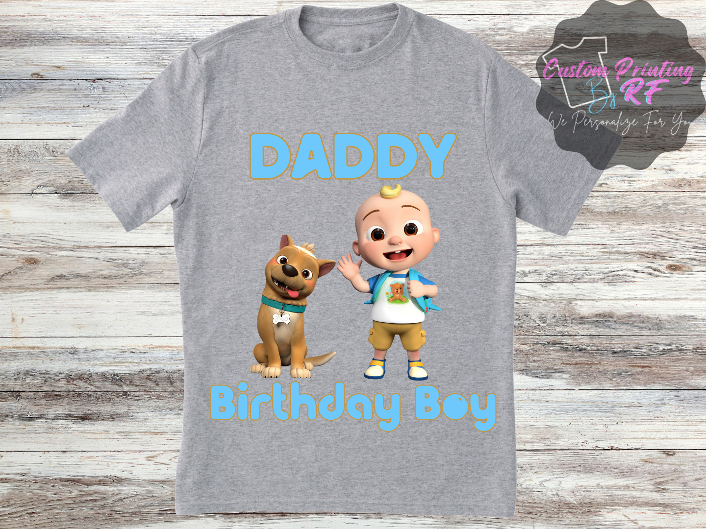 Cocomelon Toddler Birthday Shirt, Family Matching T-Shirts