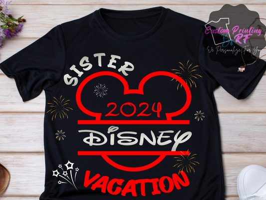 Disney Vacation Family Matching Custom Shirts