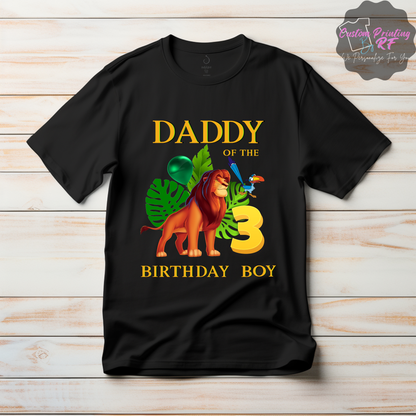 Disney Lion King Birthday Shirt, Family Matching T-Shirts