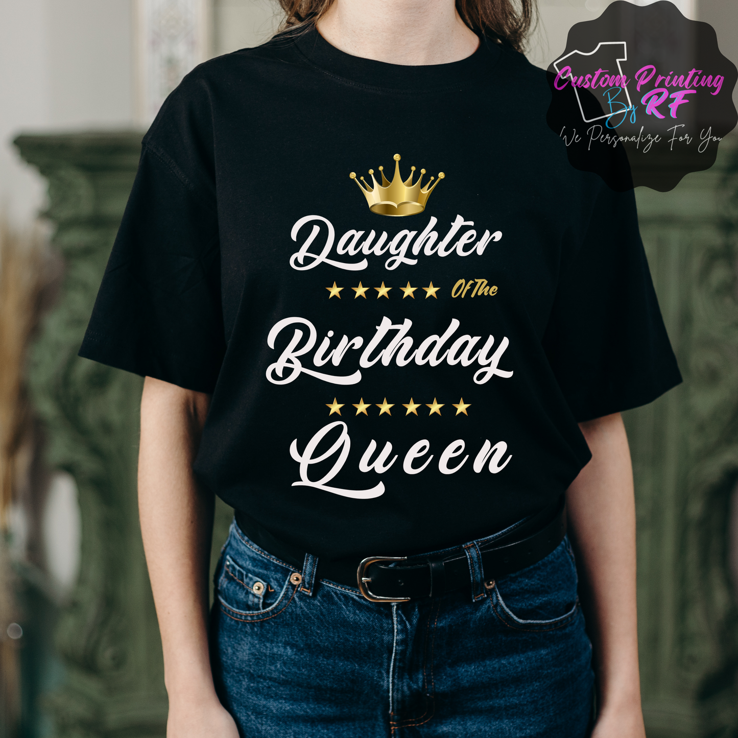 Birthday Queen T-Shirt Matching Birthday Queen T-Shirt