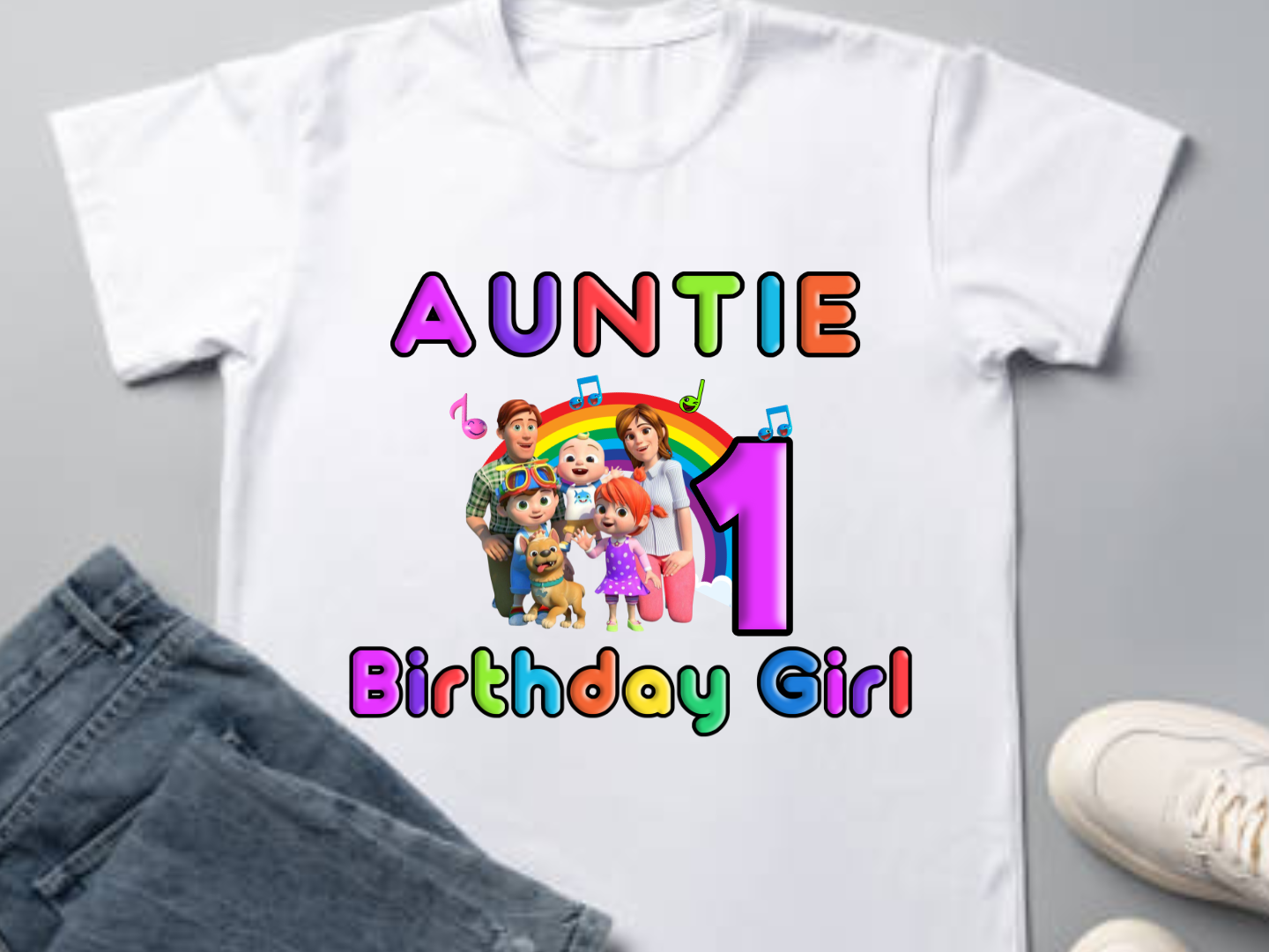 Cocomelon JJ Birthday Boy Shirt, Family Matching T-Shirts